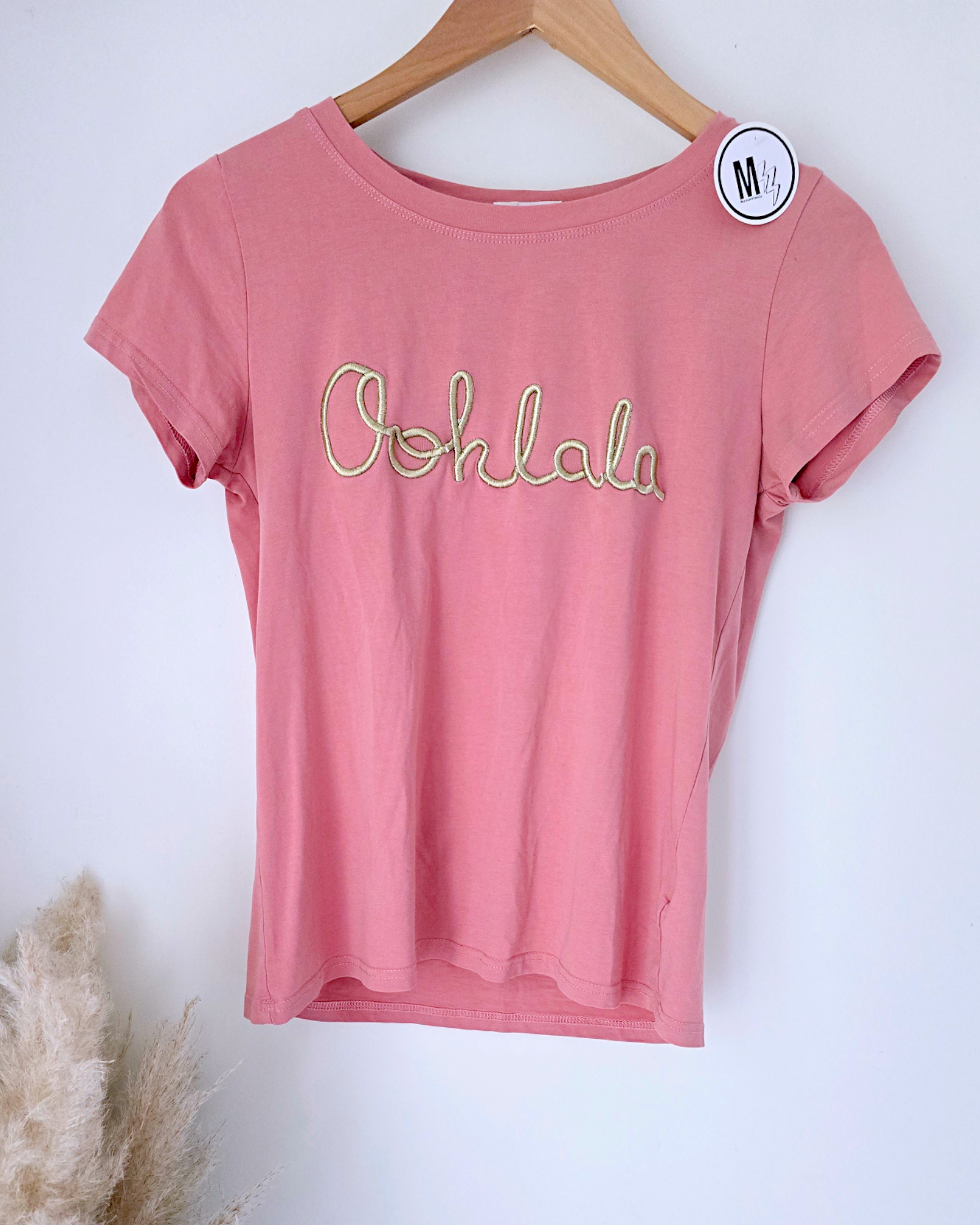 Tee-shirt rose ohlala - 𝐌𝐚𝐫𝐢𝐧𝐚𝟒𝟒𝐟𝐚𝐦𝐢𝐥𝐲