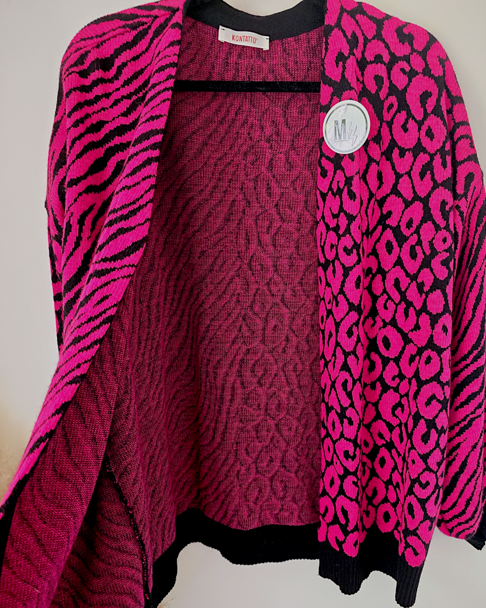 Gilet léopard fuchsia - 𝐌𝐚𝐫𝐢𝐧𝐚𝟒𝟒𝐟𝐚𝐦𝐢𝐥𝐲