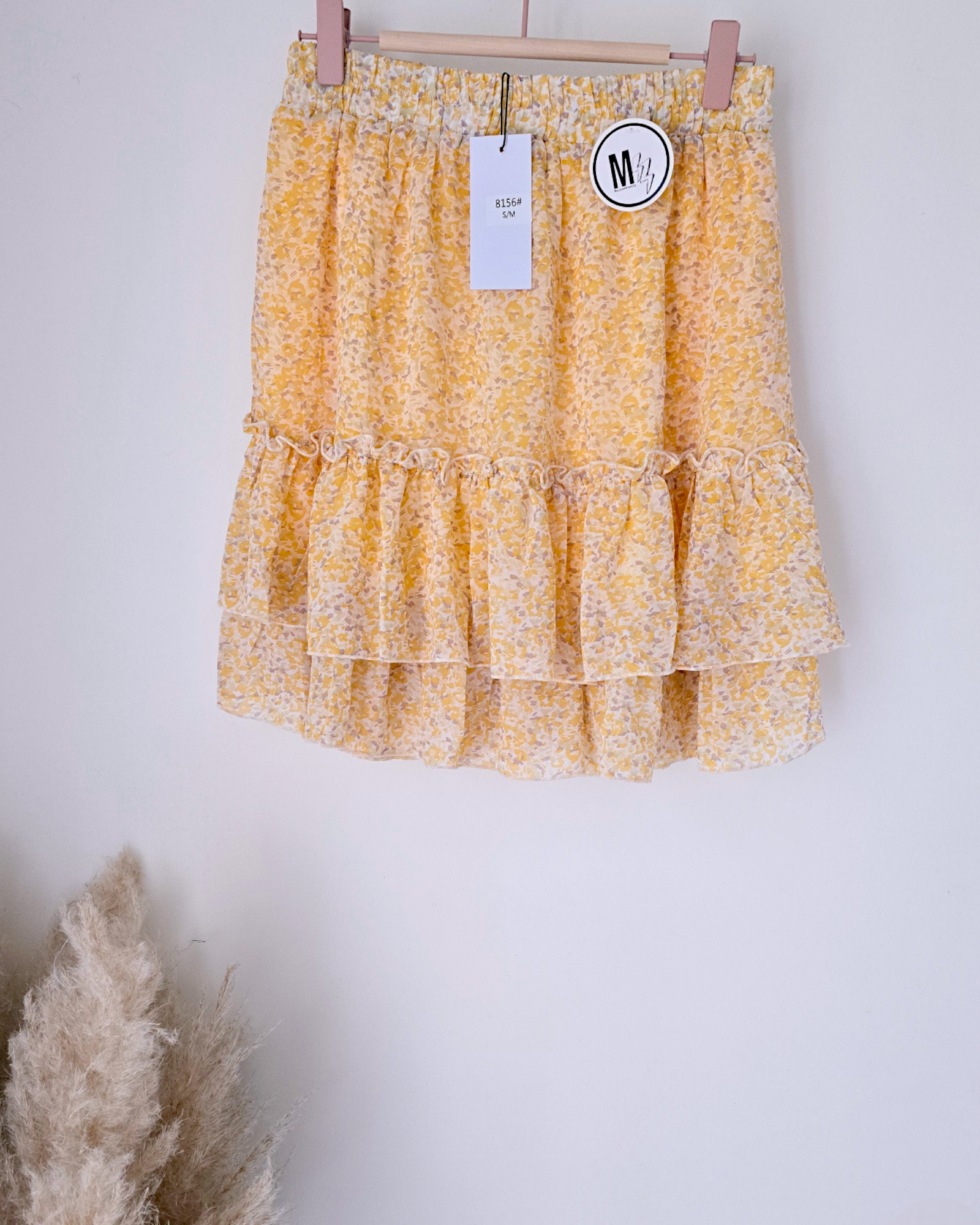 Jupe flowers jaune