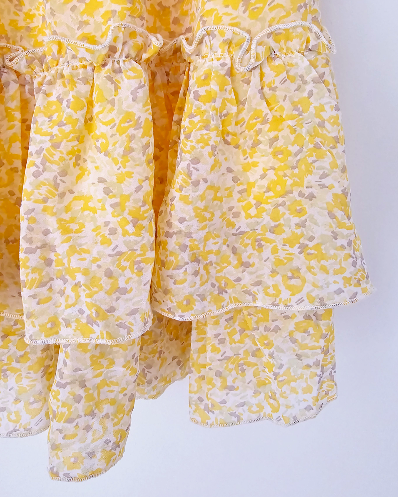 Jupe flowers jaune