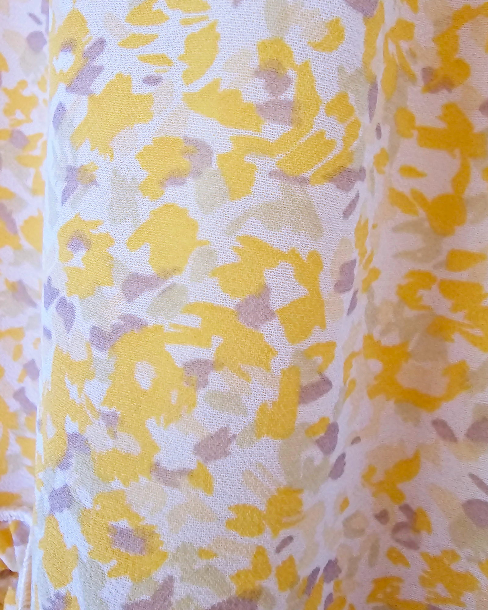 Jupe flowers jaune