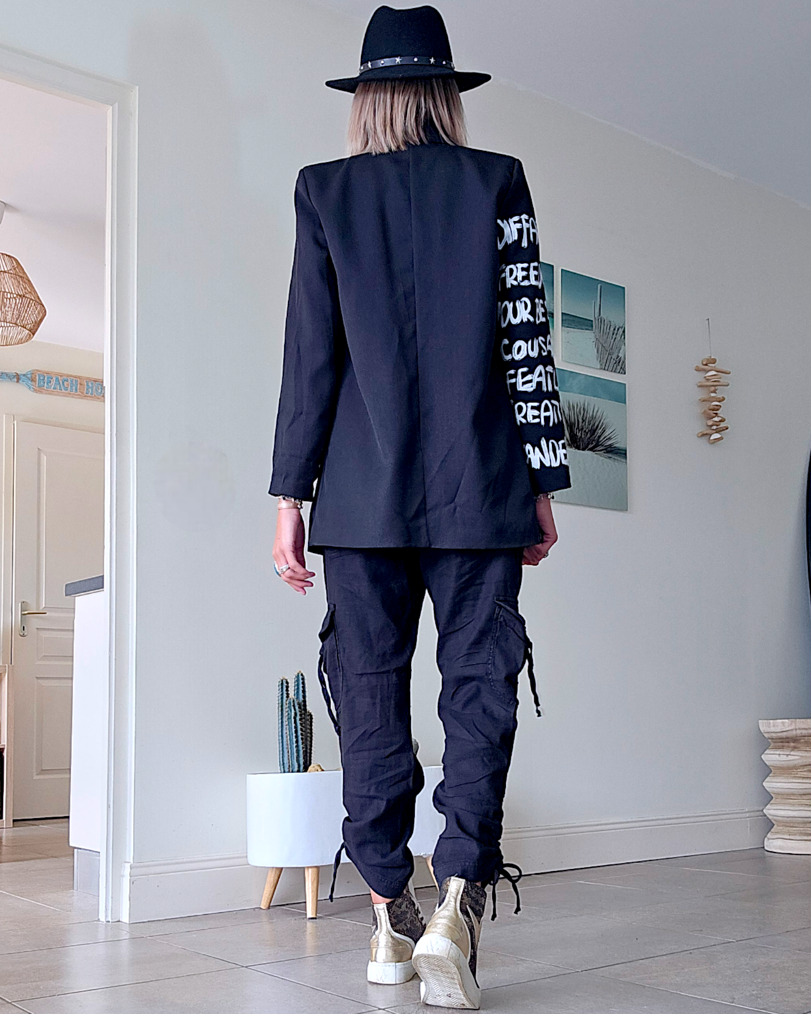 Pantalon jog noir