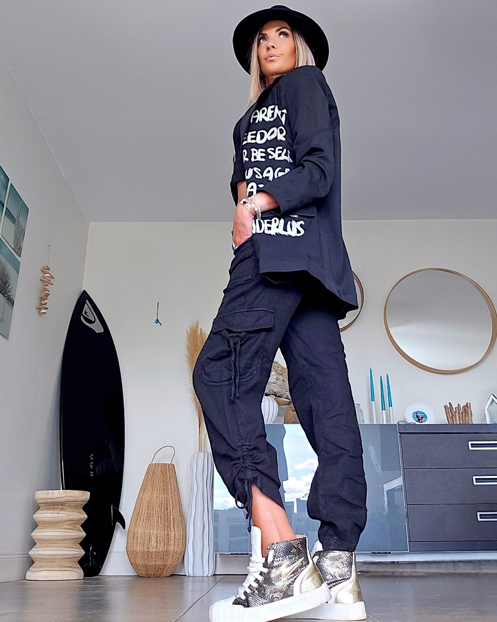 Pantalon jog noir