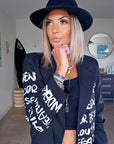Veste, boy noir