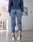 Pantalon jog en cuir