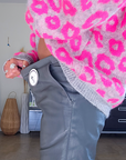 Pantalon jog en cuir
