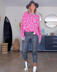 Pantalon jog en cuir