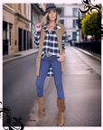 Gilet bouclette sans manche