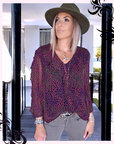 Blouse Genn col en V