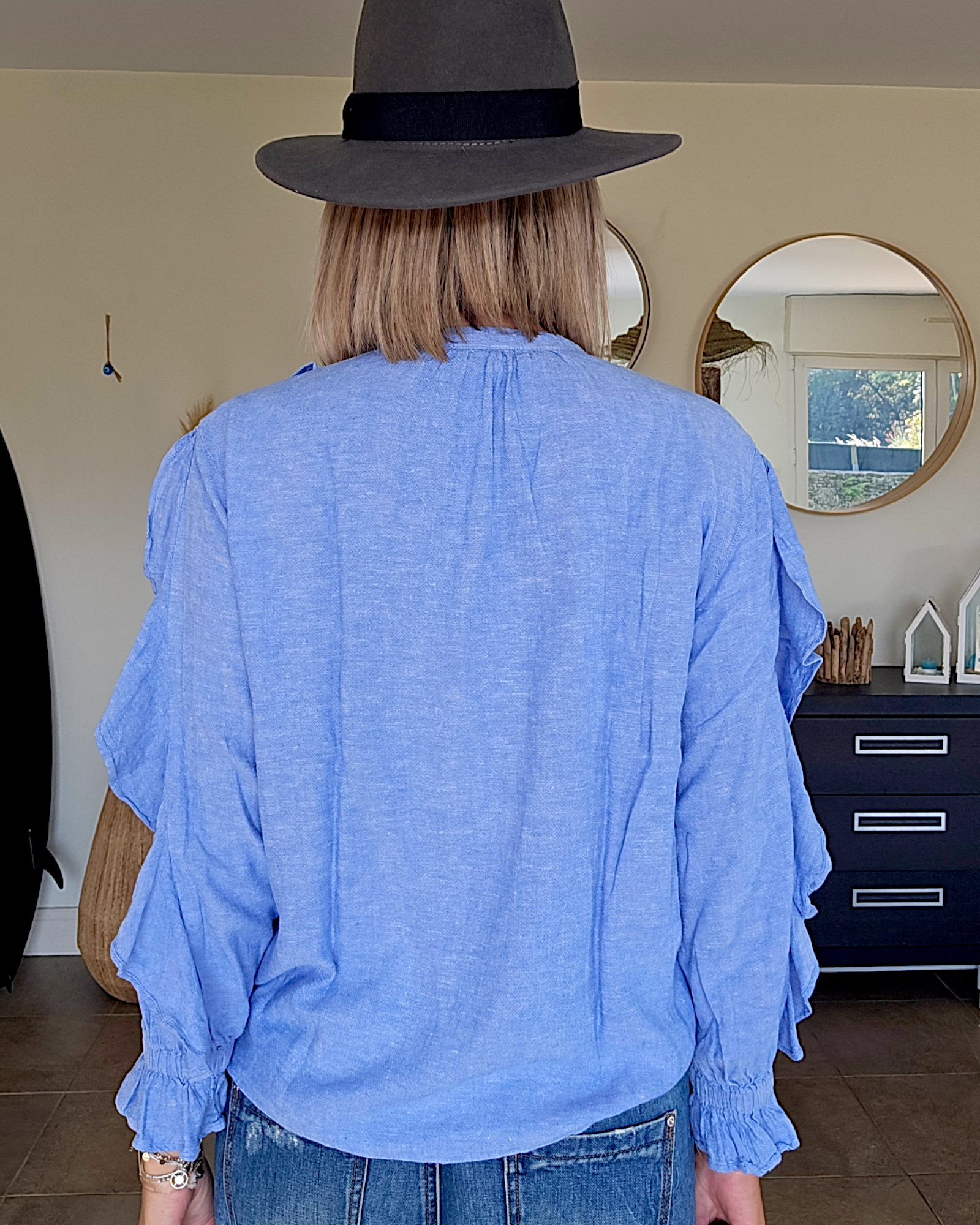 Chemise bleue