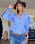 Chemise bleue