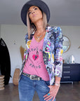 Veste à tag