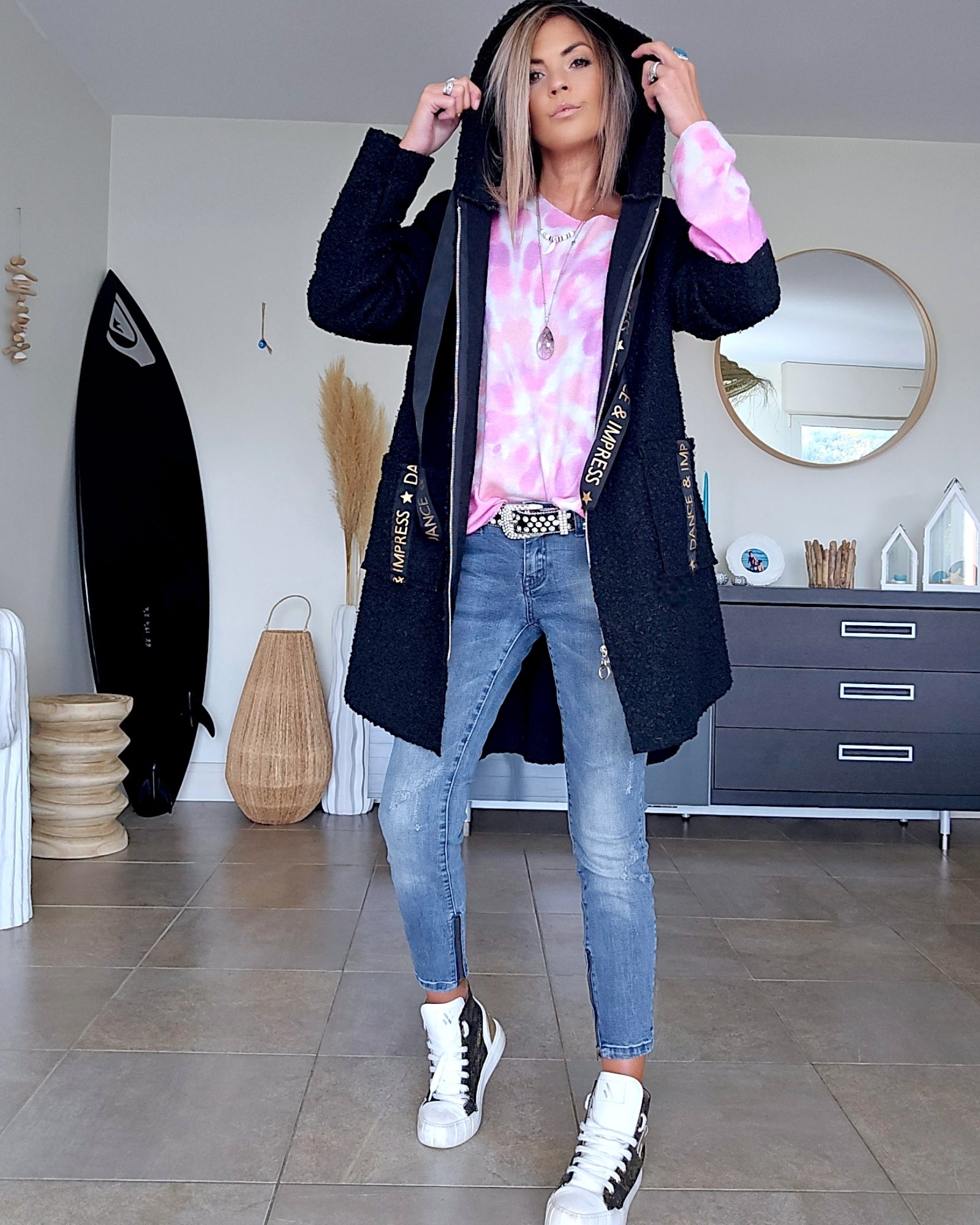 Pull tie and dye