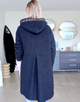Manteau noir mi-saison