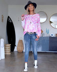 Pull tie and dye