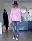 Pull tie and dye
