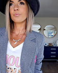 Veste boy en chevron