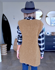 Gilet bouclette sans manche