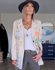 Veste boy à tag