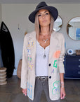 Veste boy à tag