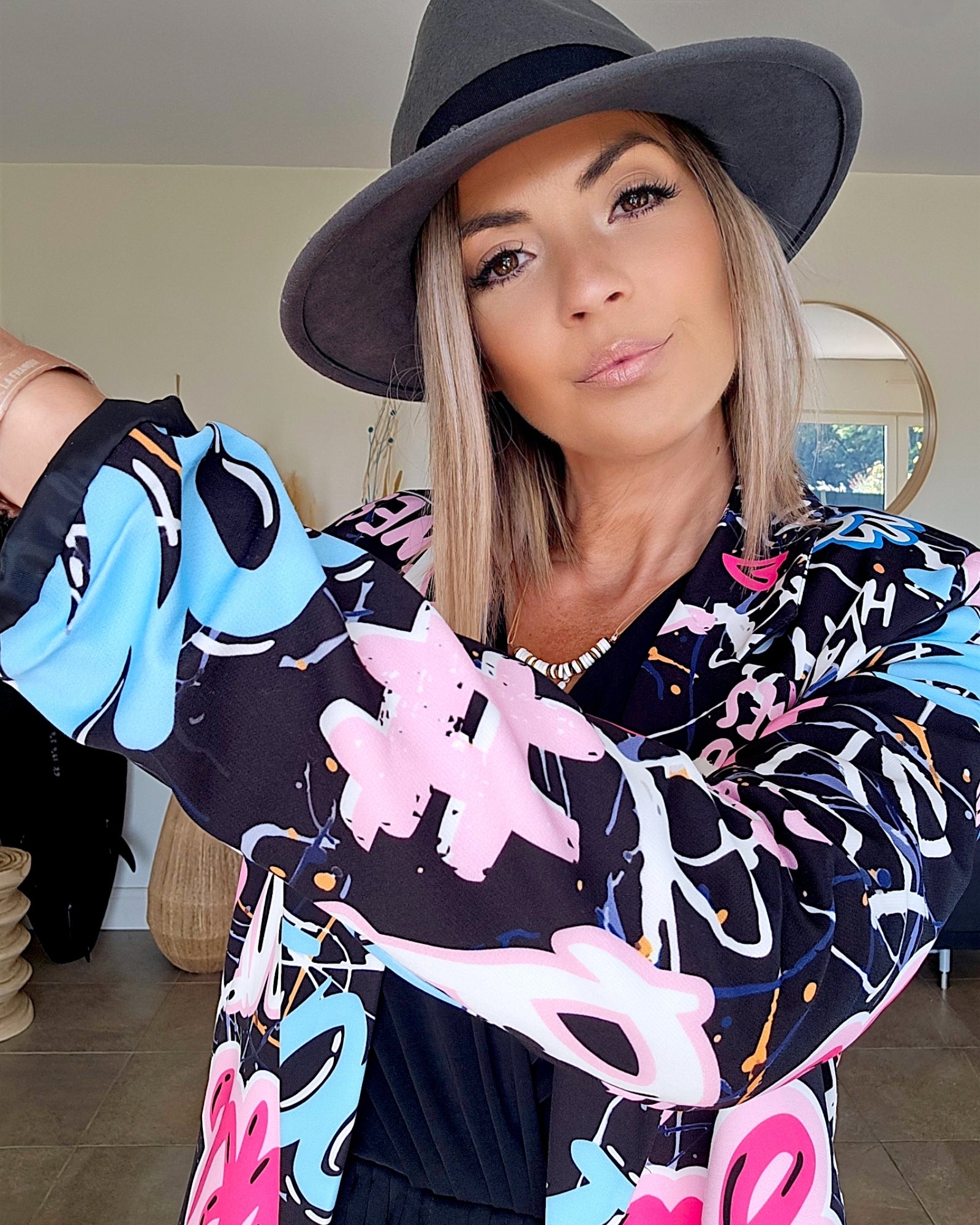 Veste boy à tag