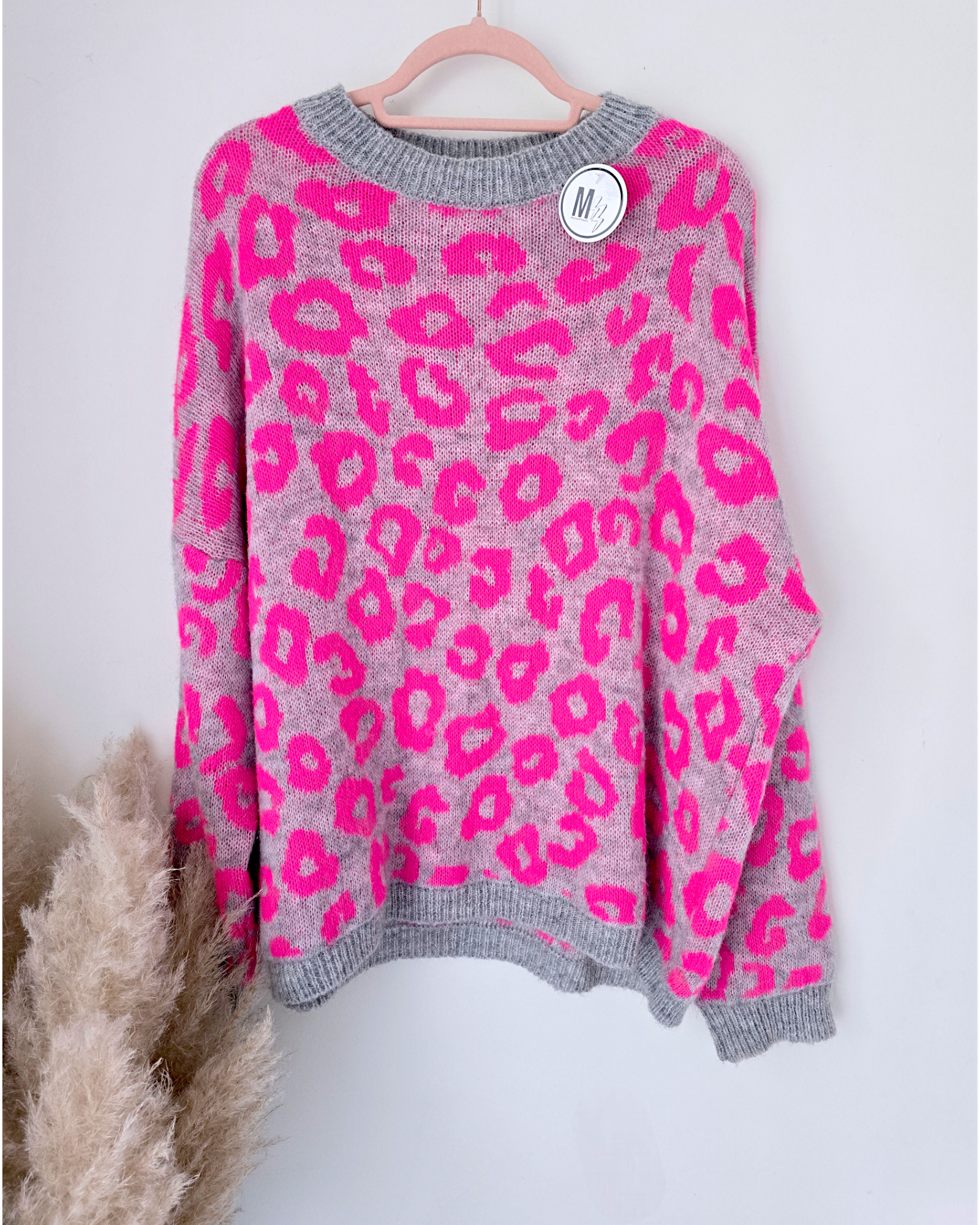 Pull léopard fuchsia