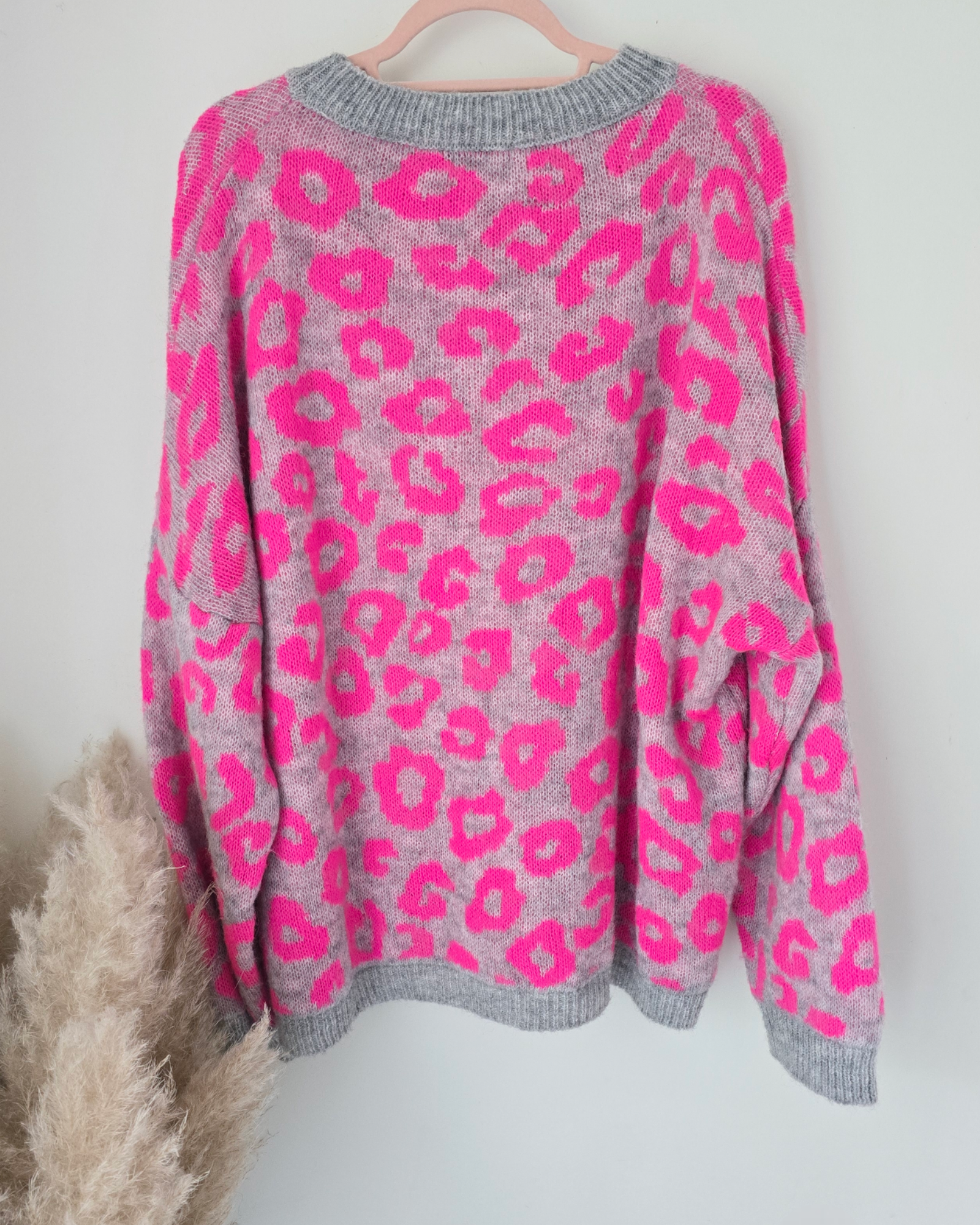 Pull léopard fuchsia