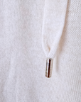 Pull a capuche écru