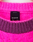 Pull top crop fuchsia fluo