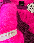 Pull top crop fuchsia fluo