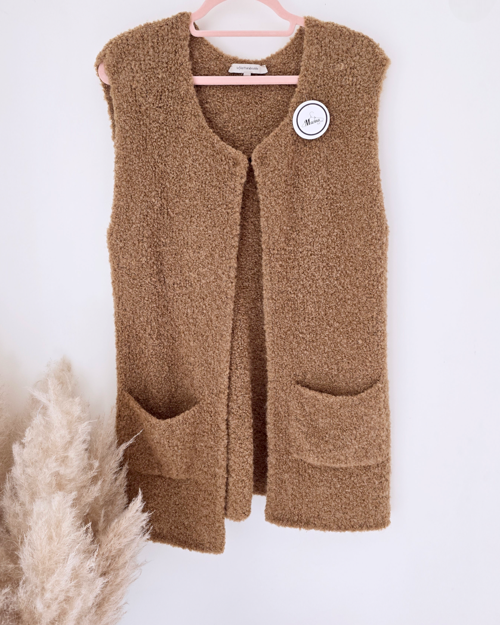Gilet bouclette sans manche