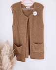 Gilet bouclette sans manche