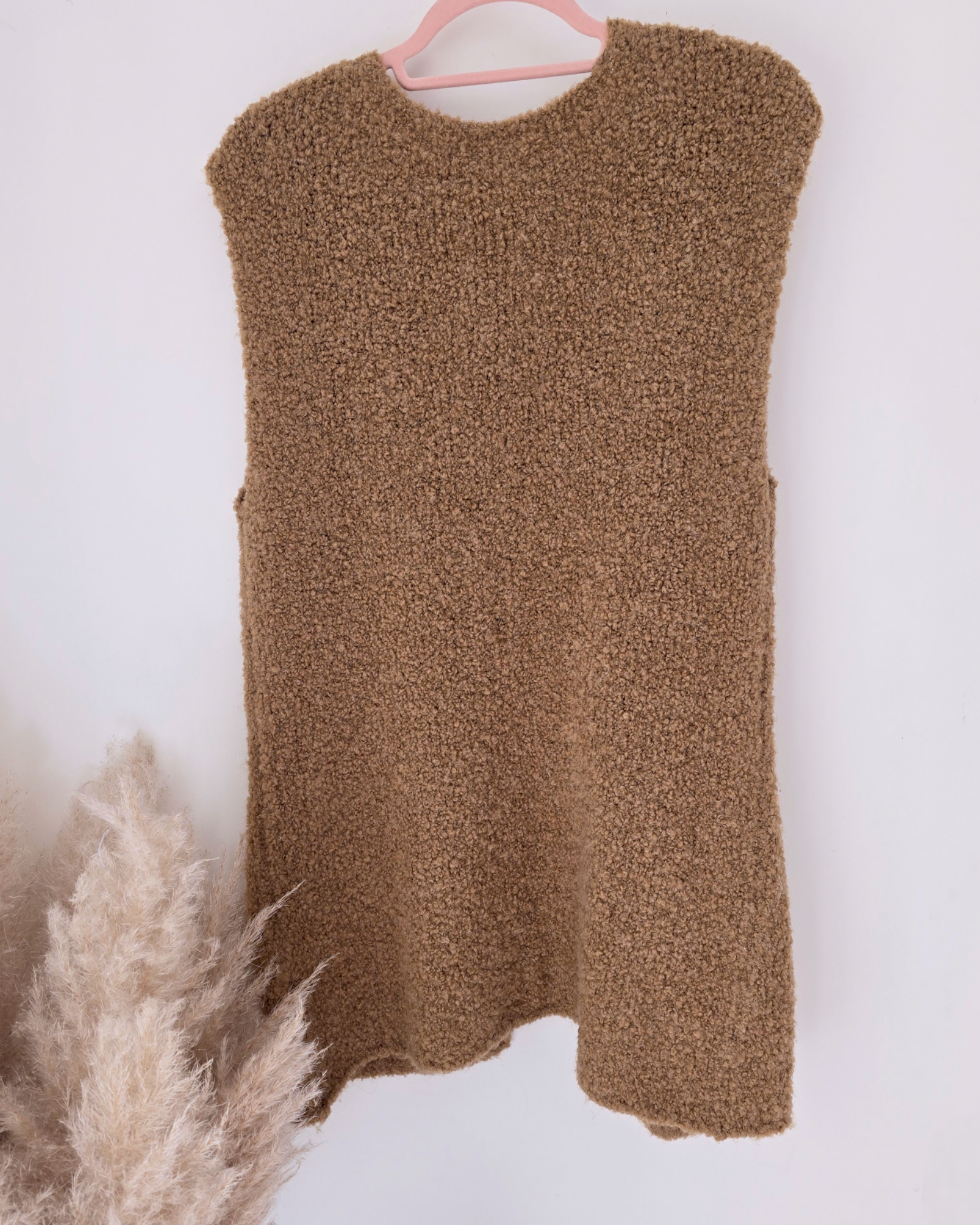 Gilet bouclette sans manche