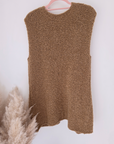 Gilet bouclette sans manche