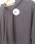 Pull à capuche noir