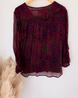 Blouse Genn col en V