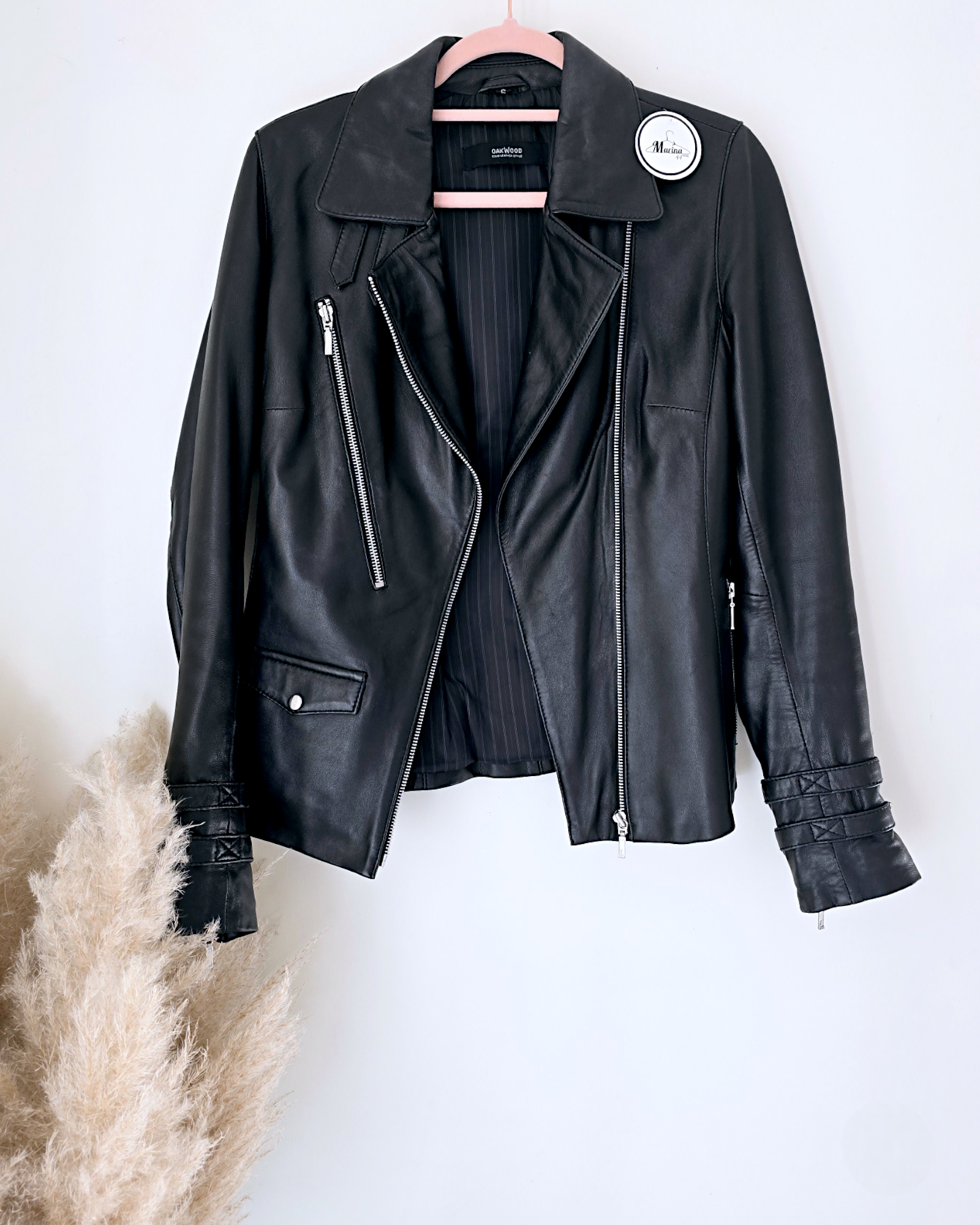 Perfecto noir en cuir