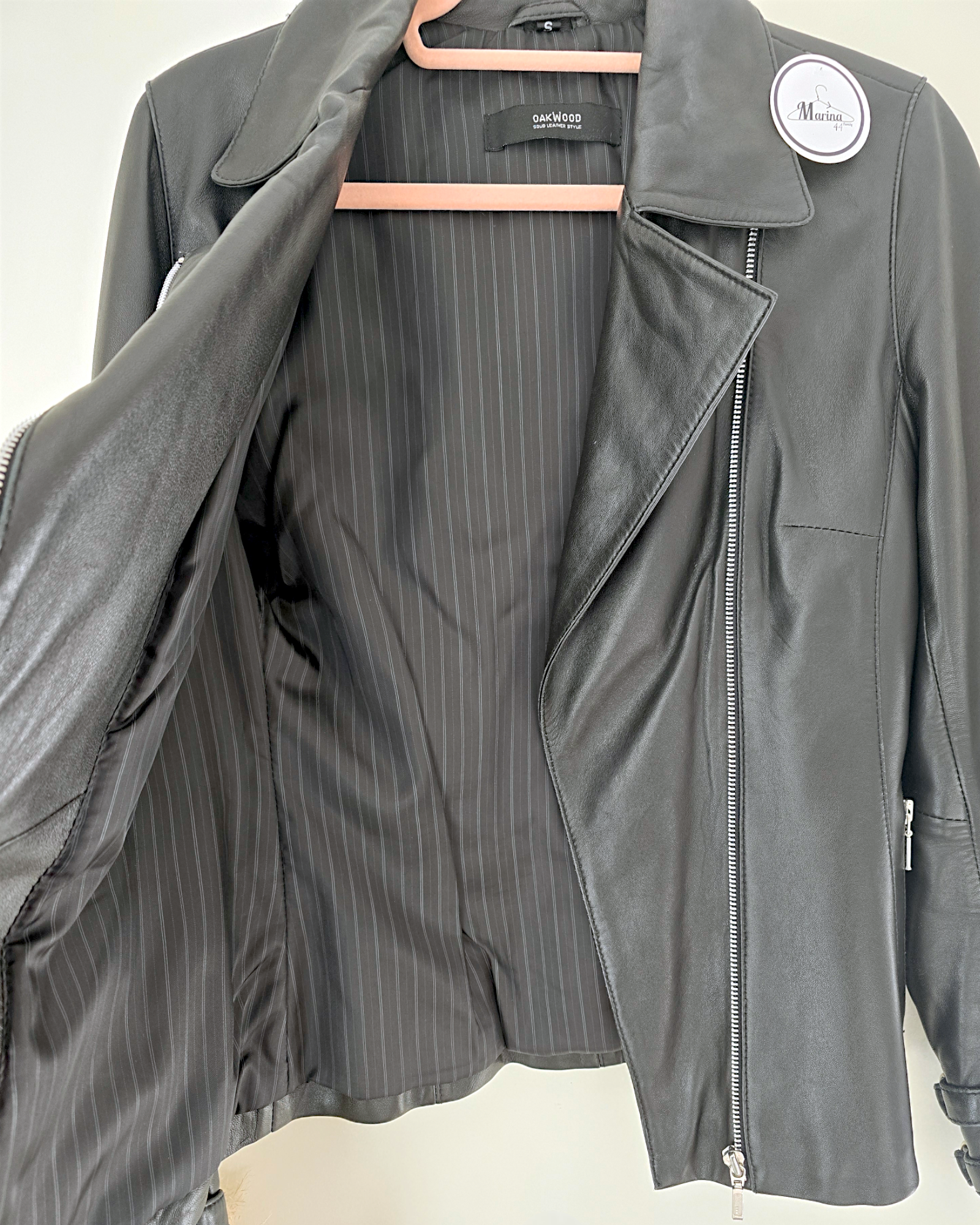 Perfecto noir en cuir