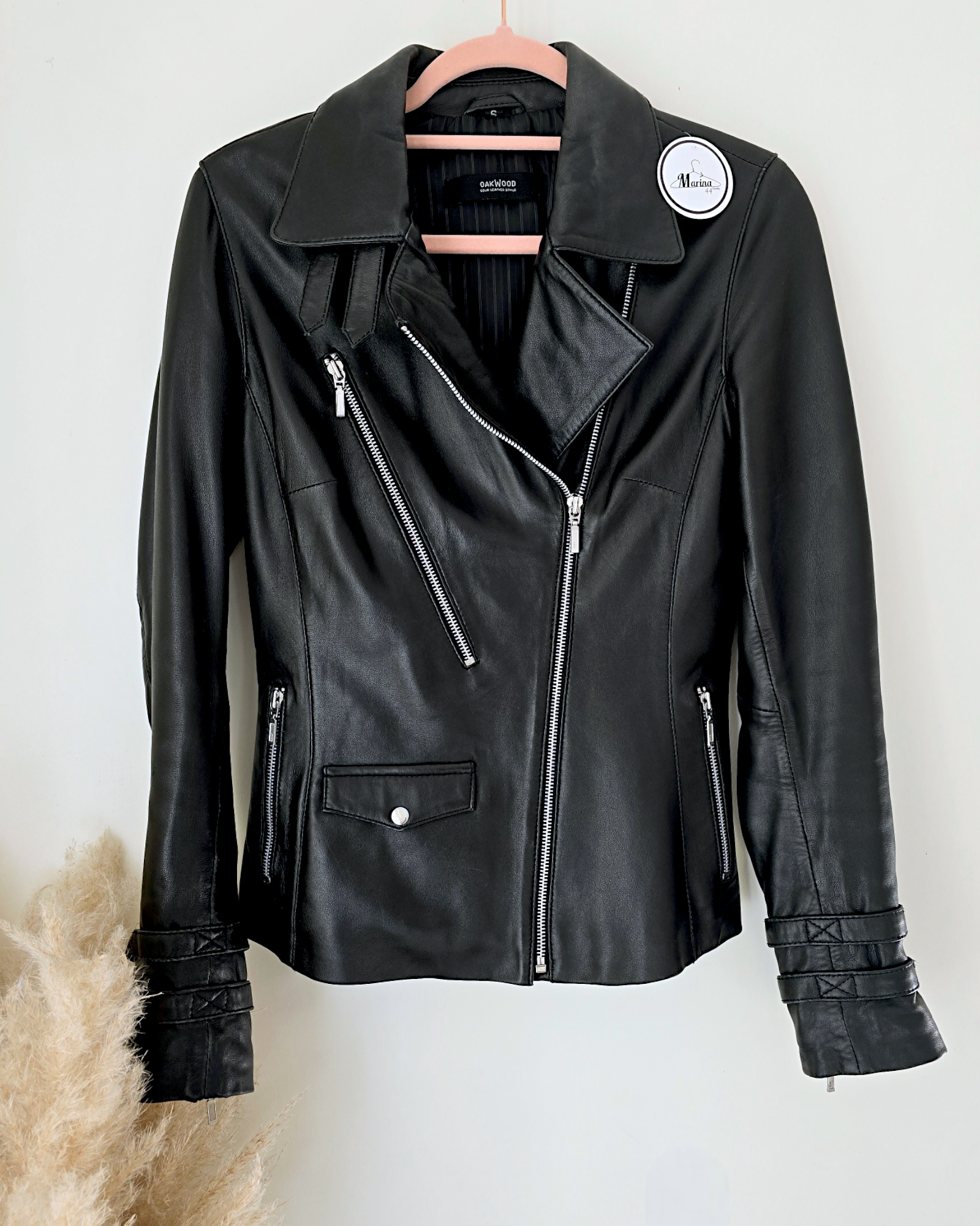 Perfecto noir en cuir