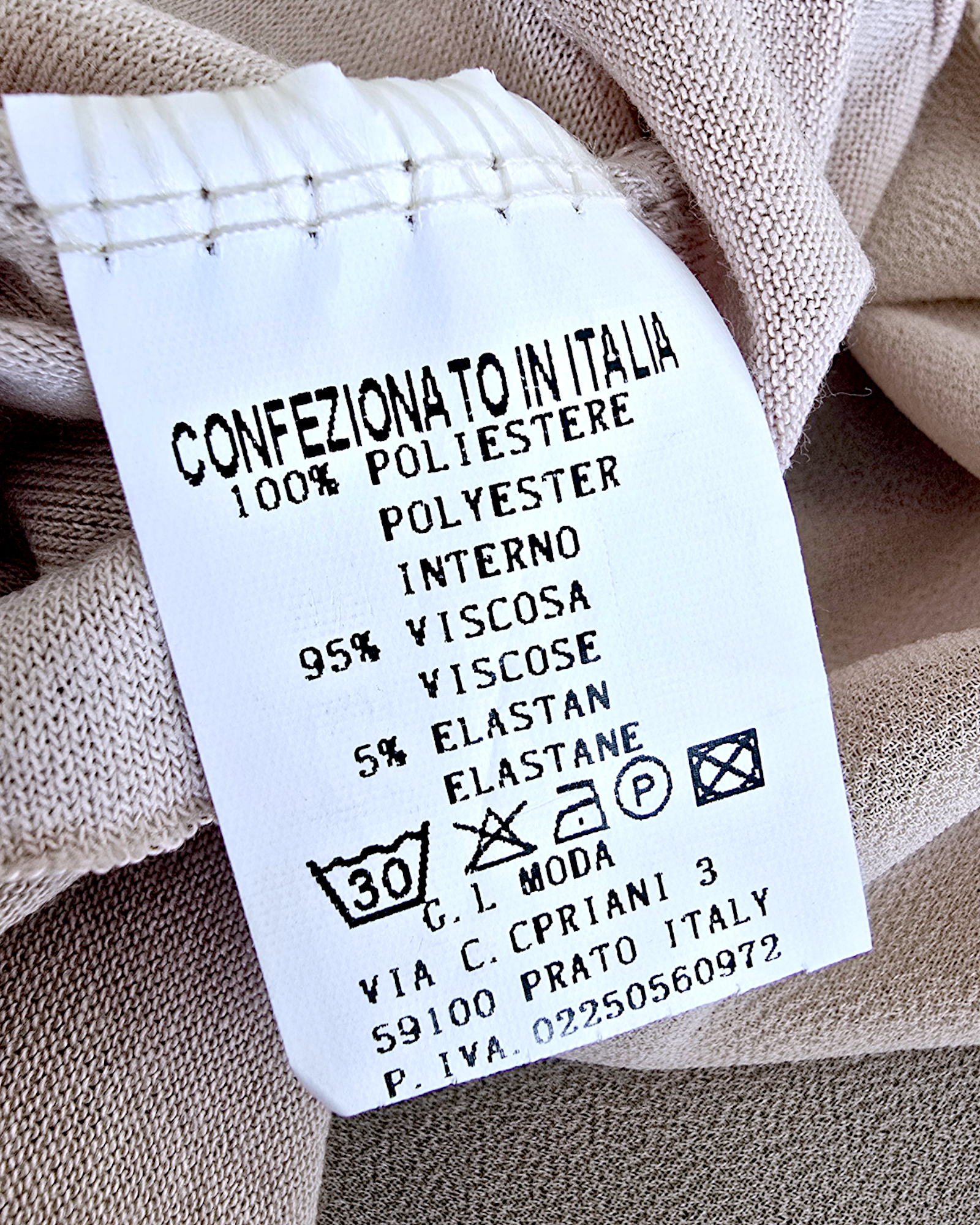 Robe beige