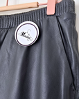 Pantalon jog en cuir