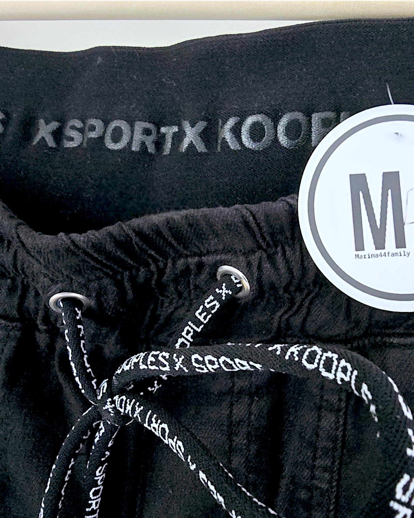 Pantalon jog noir