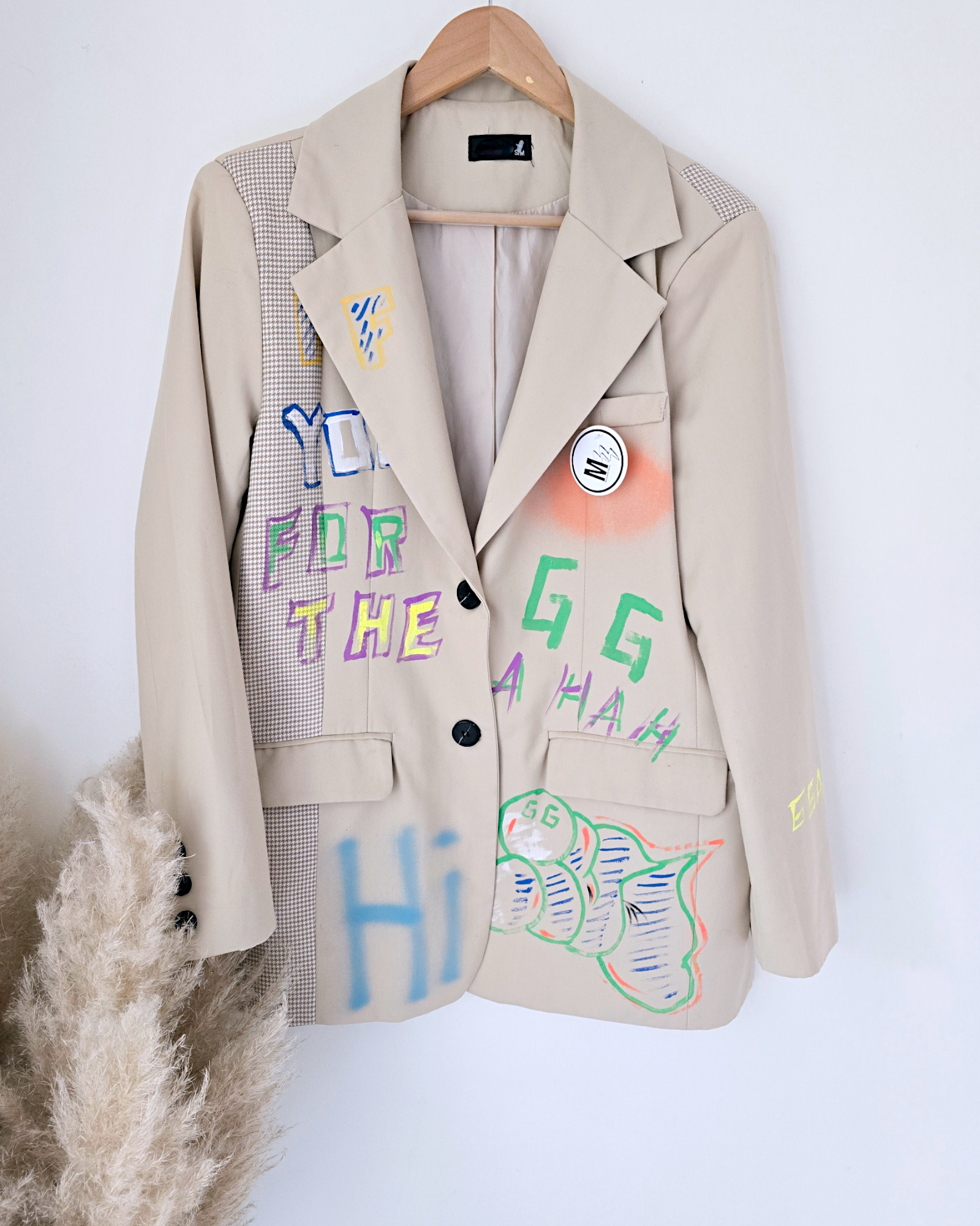Veste boy à tag