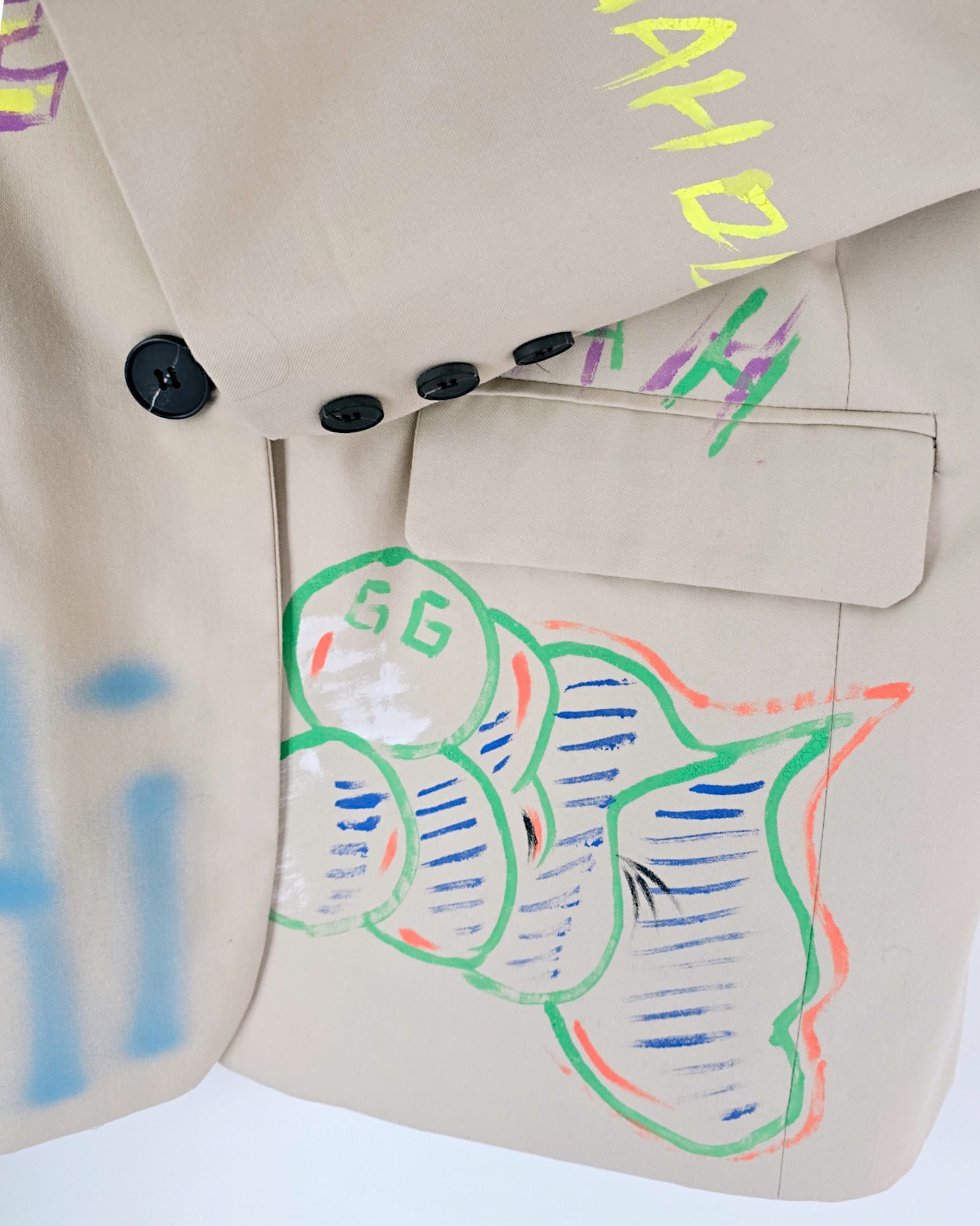 Veste boy à tag
