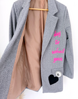 Veste boy en chevron
