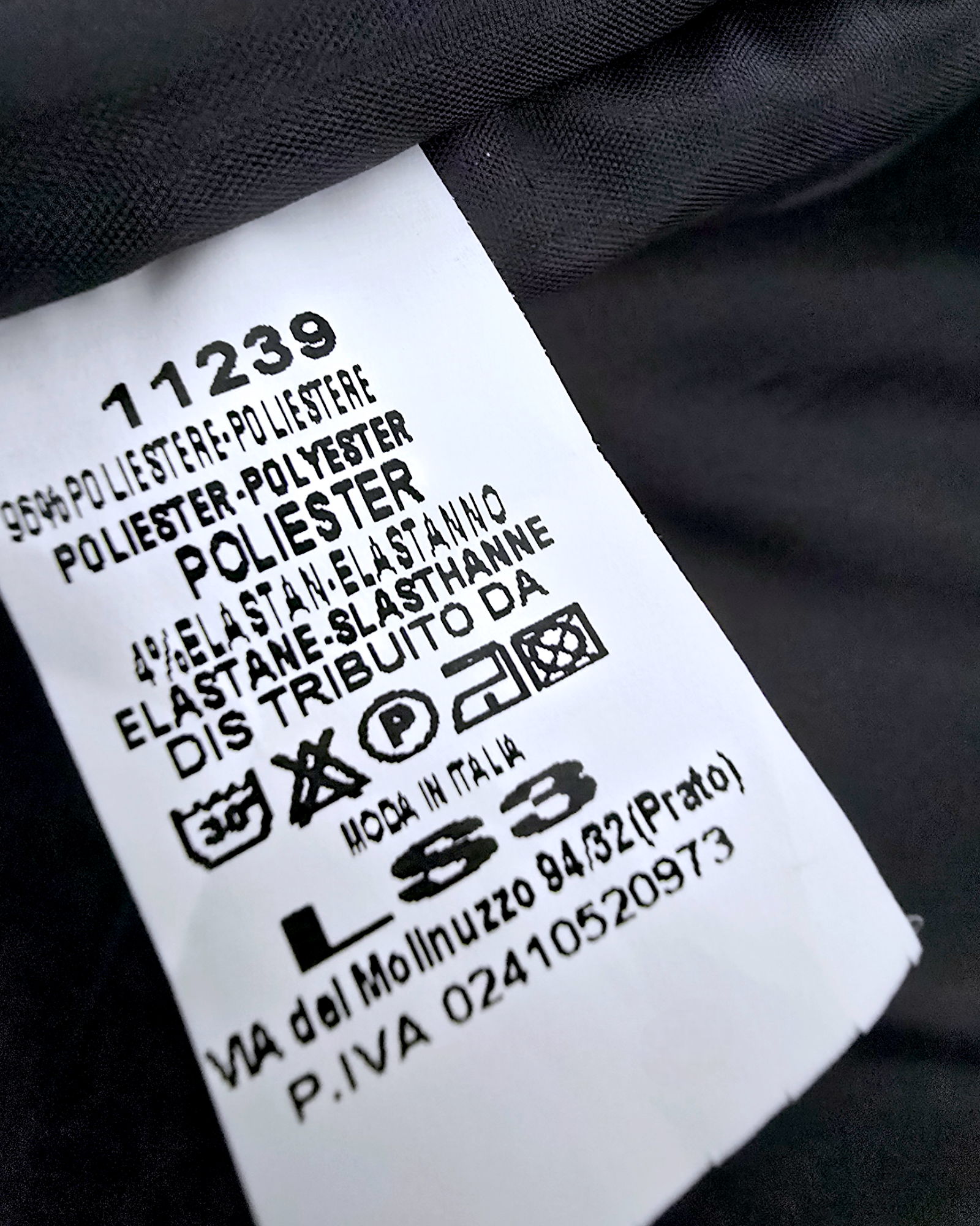 Veste boy à tag