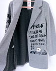Manteau mi-saison à tag