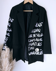 Veste, boy noir