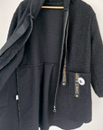 Manteau noir mi-saison
