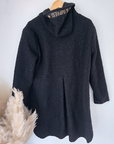 Manteau noir mi-saison